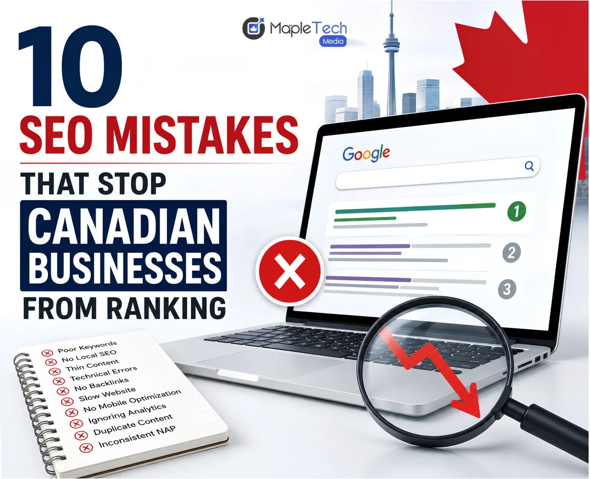10 SEO Mistakes That Stop Canadian Businesses from Ranking